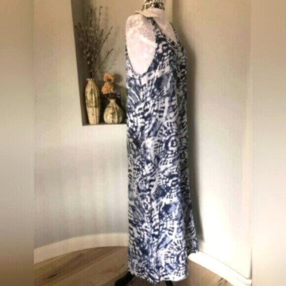 Logica Eco Linen Wide Leg Tie Dye Oversized Summer Jumpsuit Size S-M - Picture 5 of 10